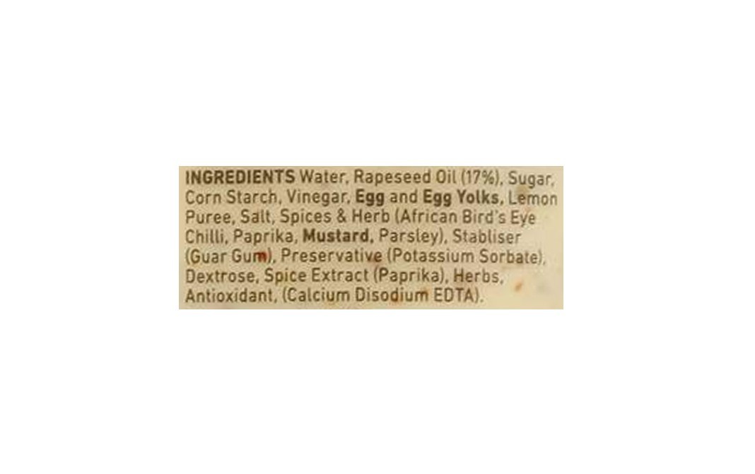 Nando's Perinaise Lemon & Herb Peri-Peri Mayonnaise   Plastic Bottle  265 grams